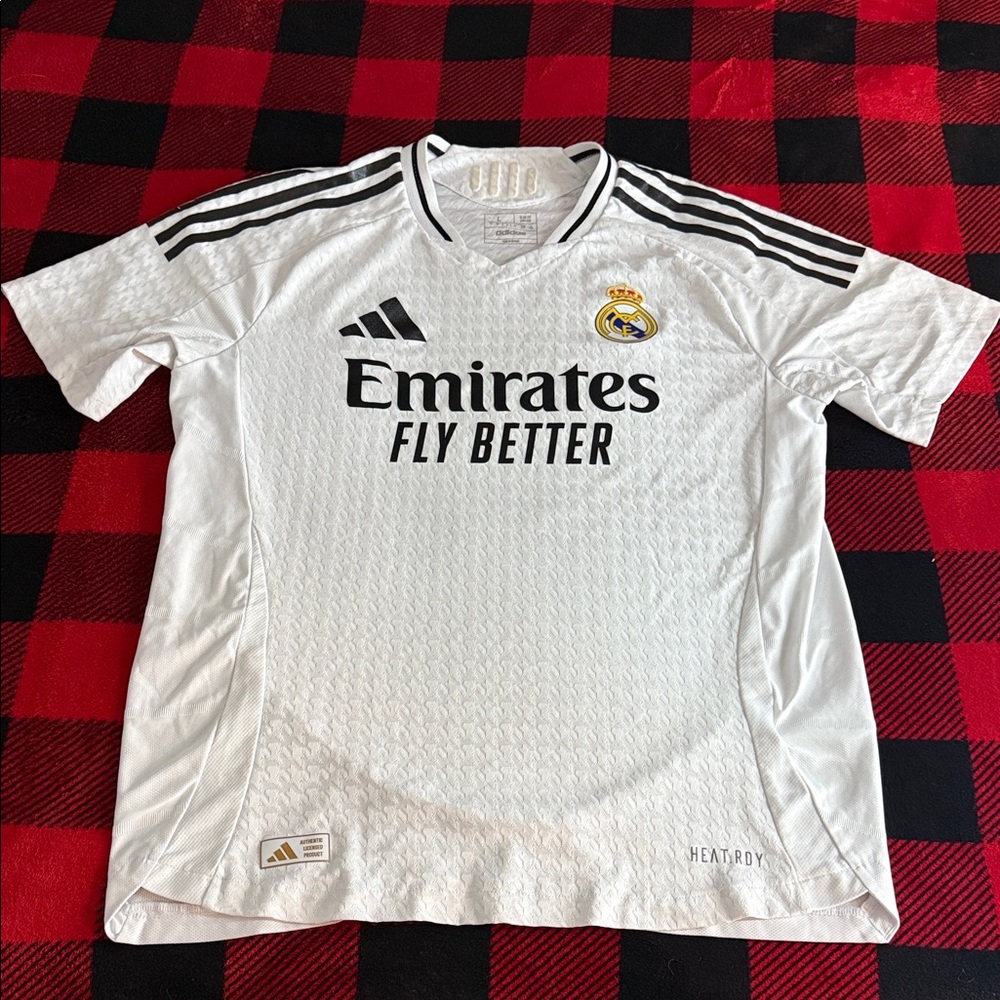 Real Madrid 2024-25 Adidas Heat.Rdy Player Edition Home Jersey